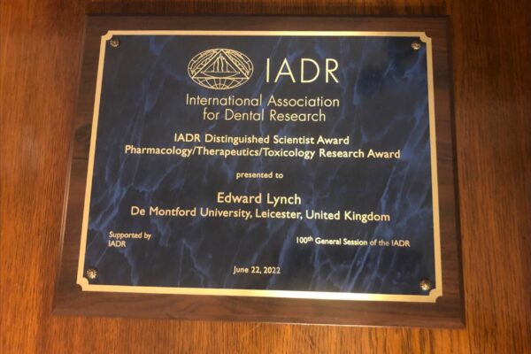 IADR Distinguished Scientist Pharmacology/Therapeutics/Toxicology Research Award